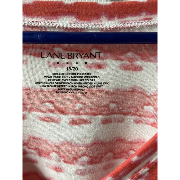 Lane Bryant Top Womens Plus 18/20 Knit V Neck 3/4 Sleeve Casual Pullover Blouse - Picture 4 of 6